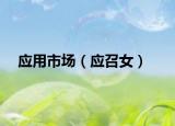 应用市场（应召女）
