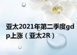 亚太2021年第二季度gdp上涨（亚太2R）