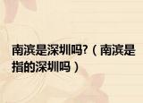 南滨是深圳吗?（南滨是指的深圳吗）