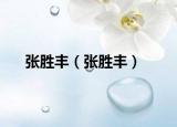 张胜丰（张胜丰）