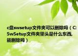 c盘swsetup文件夹可以删除吗（C:SwSetup文件夹里头是什么东西,能删除吗）