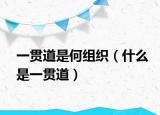 一贯道是何组织（什么是一贯道）