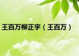 王百万柳正宇（王百万）