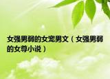 女强男弱的女宠男文（女强男弱的女尊小说）