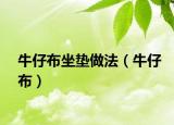 牛仔布坐垫做法（牛仔布）
