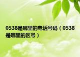 0538是哪里的电话号码（0538是哪里的区号）