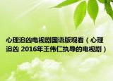 心理追凶电视剧国语版观看（心理追凶 2016年王伟仁执导的电视剧）