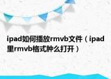 ipad如何播放rmvb文件（ipad里rmvb格式肿么打开）