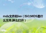 mds文件和iso（ISO;MDS是什么文件,肿么打开）