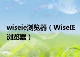 wiseie浏览器（WiseIE浏览器）
