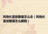 风物长宜放眼量怎么念（风物长宜放眼量怎么解释）