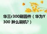 华三r300刷固件（华为Y300 肿么刷机?）