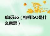 单反iso（相机lSO是什么意思）