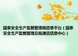 国家安全生产监督管理局信息平台（国家安全生产监督管理总局通信信息中心）