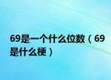 69是一个什么位数（69是什么梗）