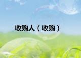 收购人（收购）