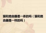 猫和路由器是一体的吗（猫和路由器是一样的吗）