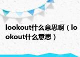 lookout什么意思啊（lookout什么意思）