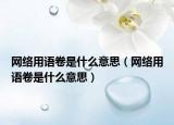 网络用语卷是什么意思（网络用语卷是什么意思）