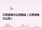 江苏省电力公司地址（江苏省电力公司）