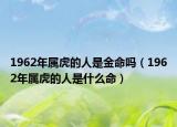 1962年属虎的人是金命吗（1962年属虎的人是什么命）