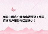 苹果中国客户服务电话号码（苹果官方客户服务电话是多少）