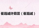崔栽诚许茹芸（崔栽诚）