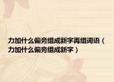 力加什么偏旁组成新字再组词语（力加什么偏旁组成新字）