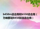 b450m迫击炮和b550迫击炮（为啥都说B450别选迫击炮）