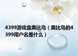 4399游戏盒奥比岛（奥比岛的4399用户名是什么）