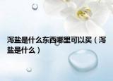 泻盐是什么东西哪里可以买（泻盐是什么）