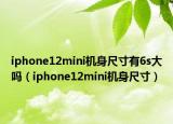 iphone12mini机身尺寸有6s大吗（iphone12mini机身尺寸）