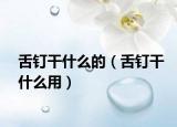 舌钉干什么的（舌钉干什么用）