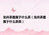 龙井茶是属于什么茶（龙井茶是属于什么茶类）