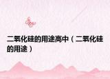 二氧化硅的用途高中（二氧化硅的用途）