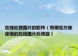 在线处理图片的软件（有哪些方便使用的在线图片处理器）