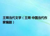 王朔当代文学（王朔 中国当代作家编剧）