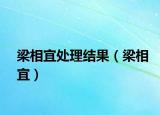 梁相宜处理结果（梁相宜）