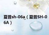 夏普sh-06a（夏普SH-06A）