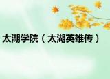 太湖学院（太湖英雄传）