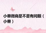 小兽微商是不是有问题（小兽）