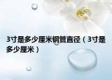 3寸是多少厘米钢管直径（3寸是多少厘米）