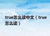 true怎么读中文（true怎么读）
