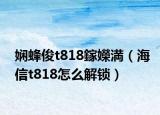 娴蜂俊t818鎵嬫満（海信t818怎么解锁）