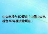 中央电视台3D频道（中国中央电视台3D电视试验频道）
