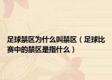 足球禁区为什么叫禁区（足球比赛中的禁区是指什么）