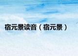宿元景读音（宿元景）