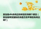 新加坡dfs免税店和樟宜机场哪个便宜（新加坡樟宜国际机场是否有苹果的免税店啊?）