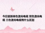 今日更新单色激光电视 双色激光电视 三色激光电视有什么区别
