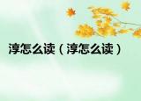 淳怎么读（淳怎么读）